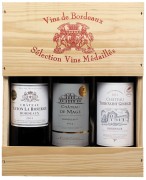 Bordeaux Sammlerboxen in Geschenkverpackung - 3 x 0.75L