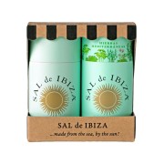 Sal de Ibiza - Pures Meersalz und Meersalz mit mediterranen Kräutern in Geschenkverpackung 