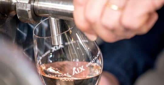 Wie wird der AIX Rosé hergestellt?